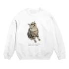 我家猫のぼんぼん Crew Neck Sweatshirt