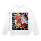 カルトベビー東京🍼🫧のキュンです デコ ICカードケース柄 原宿 個性 Crew Neck Sweatshirt