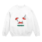 PokuStarのバウンドするタラコ Crew Neck Sweatshirt