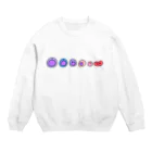 Dr.pepepe の陽気な血球やさんのEvolution! 赤芽球系 Crew Neck Sweatshirt