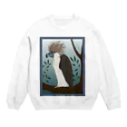 Sea of Grassの遠くを見るフィリピンワシ Crew Neck Sweatshirt