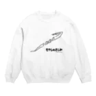 マジシャンもやしくんのショップのもやしの刺身 Crew Neck Sweatshirt