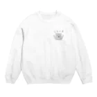 d.h.sのしろくま Crew Neck Sweatshirt