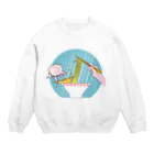 ノートのはじっこのラーメン脱走大作戦 Crew Neck Sweatshirt