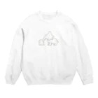 オリキャラグッズたちのばんざいくん＆ほっかいぞう Crew Neck Sweatshirt