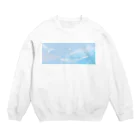 rakugakicabinのジンベイザメ Crew Neck Sweatshirt