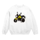 HSMT design@NO SK8iNGのGROM YELLOW Crew Neck Sweatshirt