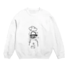 Xo7c6JhXf1kQqpDのうちゅうじん Crew Neck Sweatshirt