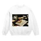 平熱低めの送別会の終盤 Crew Neck Sweatshirt