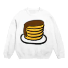 ぽっぷんすたんぷ -POP’N STAMP-のホットケーキ ---カラフルでポップなフードデザインTシャツ--- Crew Neck Sweatshirt