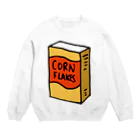 ぽっぷんすたんぷ -POP’N STAMP-のコーンフレーク Crew Neck Sweatshirt