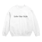 LobeOneStyleのシンプル横文字 スウェット