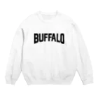 Aliviostaのバッファロー ロゴ Crew Neck Sweatshirt