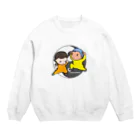 うやうや帝国の考えるな☆感じろ Crew Neck Sweatshirt