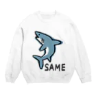 moguのサメ Crew Neck Sweatshirt