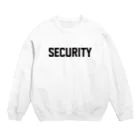 AliviostaのSECURITY セキュリティ ロゴ Crew Neck Sweatshirt