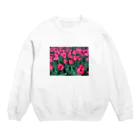 エッグ矢沢のウクライナのチューリップ Crew Neck Sweatshirt