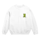 ポンコツショップの真顔のぴょんさん Crew Neck Sweatshirt