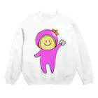 星姫のお掃除女の子 Crew Neck Sweatshirt