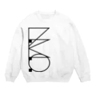 yutantanのL.M.O.ロゴ(縦バージョン) Crew Neck Sweatshirt