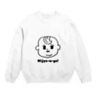 LLP-babyのNijyu-a -go!薄毛girl Crew Neck Sweatshirt