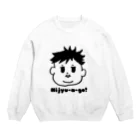 LLP-babyのNijyu-a -go!多毛boy Crew Neck Sweatshirt