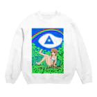 げーむやかんの虹と空と森林浴 Crew Neck Sweatshirt