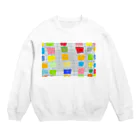 まーマジョのマジョの天窓 Crew Neck Sweatshirt