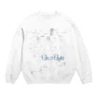 GlitchBuiltのWhite noise (GlitchBuilt Logo) Crew Neck Sweatshirt