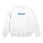 SIRO%(しろぱーせんと)のSIRO% BOX LOGO （Blue） Crew Neck Sweatshirt