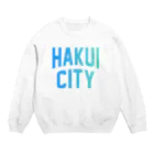 JIMOTOE Wear Local Japanの羽咋市 HAKUI CITY Crew Neck Sweatshirt