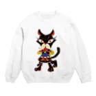 きつねうどんのnekochan Crew Neck Sweatshirt