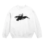 ムクのシャチ スイム Crew Neck Sweatshirt