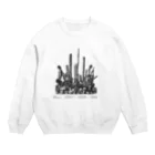 古書　天牛書店のたくさんのサボテン＜アンティーク・イラスト＞ Crew Neck Sweatshirt