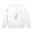 yagiyaのshirotaro-ヒラメキ- Crew Neck Sweatshirt