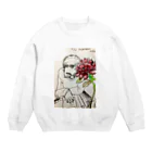 泣き虫だから瞳が綺麗の「カフェ」 Crew Neck Sweatshirt