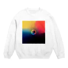 spring_treeのカラフルな無限の宇宙 Crew Neck Sweatshirt