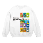 すたじお ワグテイルのことりの歳時記。 Crew Neck Sweatshirt