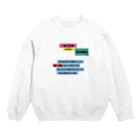 ZUN'Sのテプラ風ポエム Crew Neck Sweatshirt