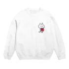 misatoのおみせshopのこっちみんな猫 Crew Neck Sweatshirt