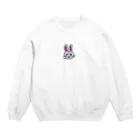 RARAのちょっとナマイキそうなウサギ Crew Neck Sweatshirt