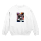 chiesizukuのスコティッシュフォールド Crew Neck Sweatshirt