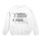 Growsea(グロウシー）のBambi(Black and White) Crew Neck Sweatshirt