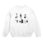 ﾐﾑﾉ木の某K地区研究会 Crew Neck Sweatshirt