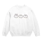 ハッピーストライクSHOP貮號店のうさんくさアニマルズ Crew Neck Sweatshirt