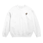 GOODS SHOP【そぞろな小窓】 SUZURI店の[ワンポイント]【寄席】《紫》 Crew Neck Sweatshirt