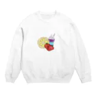 u+のroutine matinale Crew Neck Sweatshirt