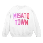 JIMOTOE Wear Local Japanの美郷町 MISATO TOWN Crew Neck Sweatshirt