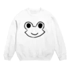 chicodeza by suzuriのかえるちゃん Crew Neck Sweatshirt