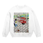 エド・ワード【江戸鉾の愛殿原】。の赤ポスト📮四条河原町 Crew Neck Sweatshirt